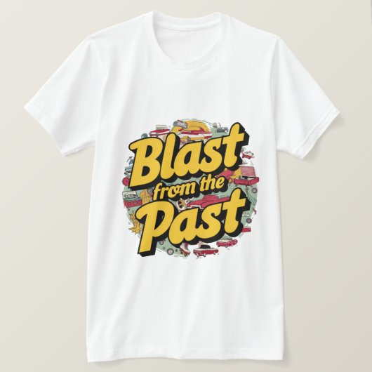T-shirt Explosion du passé (Design devant)