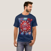 T-shirt Explosion graphique de feux d'artifice pour le 250 (Devant entier)