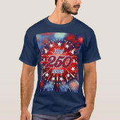 T-shirt Explosion graphique de feux d'artifice pour le 250 (Devant)