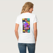 T-shirt Explosion Pop Art Audacieuse de Style Comic Rétro (Dos entier)