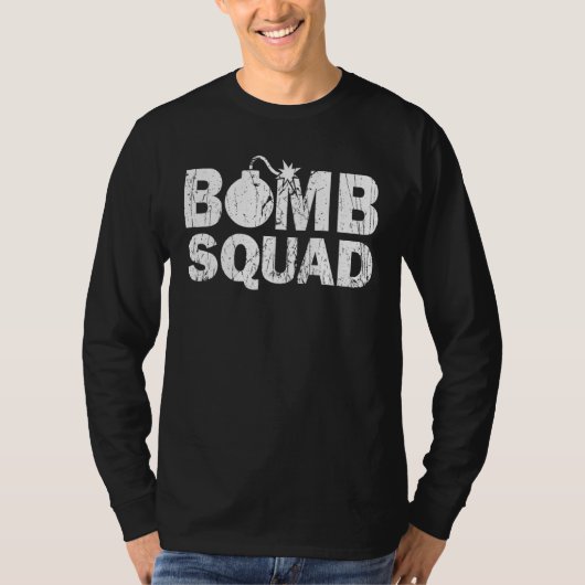 T-shirt Explosive Ordnance Disposance Amis Bomb Squad Vin (Devant)