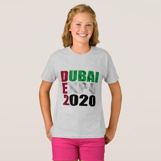 T-shirt expo dubai 2020 (Devant entier)
