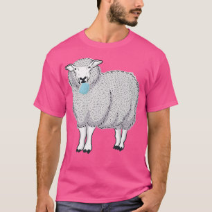 T-shirt Exposé politique drôle Mouton Manger Masque Anti M