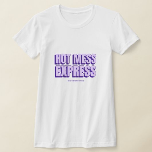 T-shirt Express à chaud (Poser)