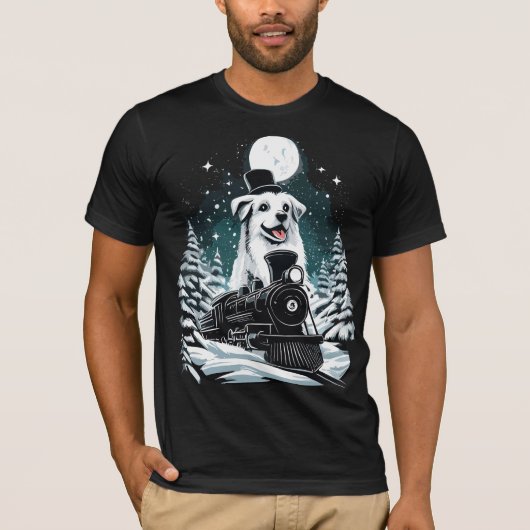 T-shirt express de chien (Devant)