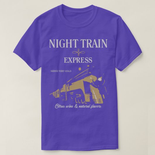 T-shirt Express du train de nuit (Design devant)