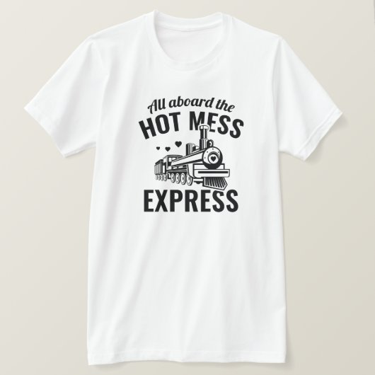 T-shirt Express Hot Mess (Design devant)