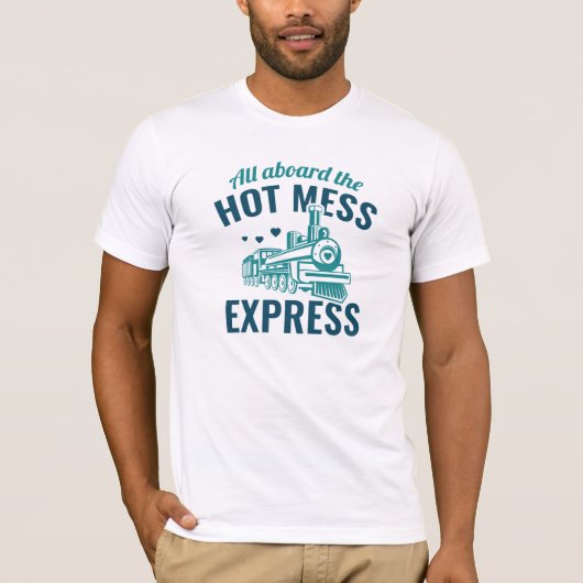 T-shirt Express Hot Mess (Devant)