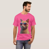 T-shirt Expressif 3D Orange Cat Tee (Devant entier)