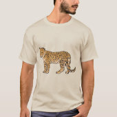 T-shirt Expression agacée Leopard (Devant)