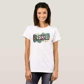 T-shirt Expression artistique 2D Bénie (Devant entier)