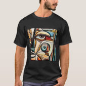 T-shirt Expression cubiste Tee 2 hommes (Devant)