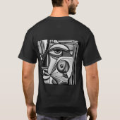 T-shirt Expression cubiste Tee 2 hommes (Dos)