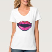 T-shirt "Expression de l’animal : fermeture de la bouche d (Devant)