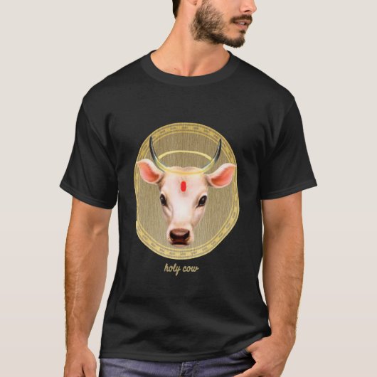 T-shirt Expression idiomatique Vache sacrée (Devant)