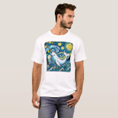 T-shirt Expressionnisme narval drôle (Devant entier)