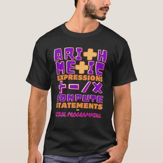T-shirt Expressions arithmétiques dans la programmation Co (Devant)