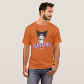 T-shirt Expressions de Kuromi Pose effrontée (Devant entier)