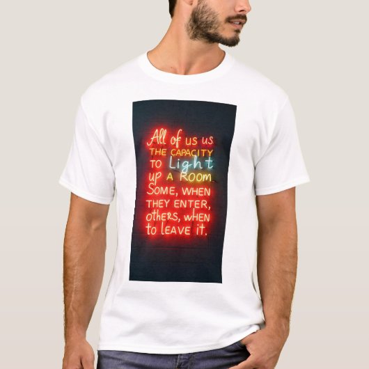 T-shirt Expressions d'une ligne (Devant)