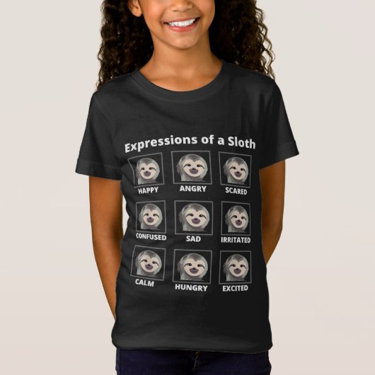 T-Shirt Expressions Humeurs D'Une Parcelle Lente Et Laze (Devant)