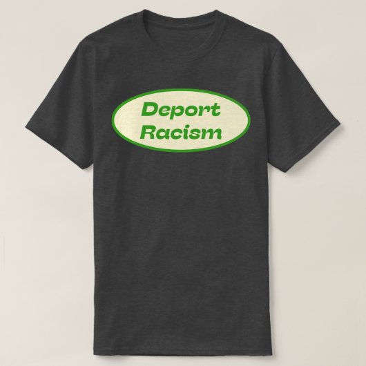 T-shirt Expulser le racisme (Design devant)
