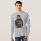 T-shirt Expulsez la chemise d'immigrés clandestins (Devant entier)