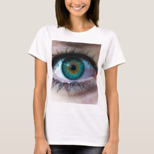T-shirt Exquis oeil vert closeuse surréaliste cadeau photo