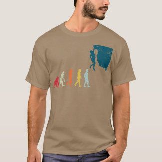T-shirt Extérieur Climber Evolution Escalade cadeau