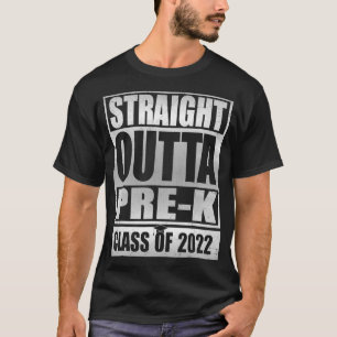 T-shirt Extérieur droit Pré K T Diplôme préscolaire