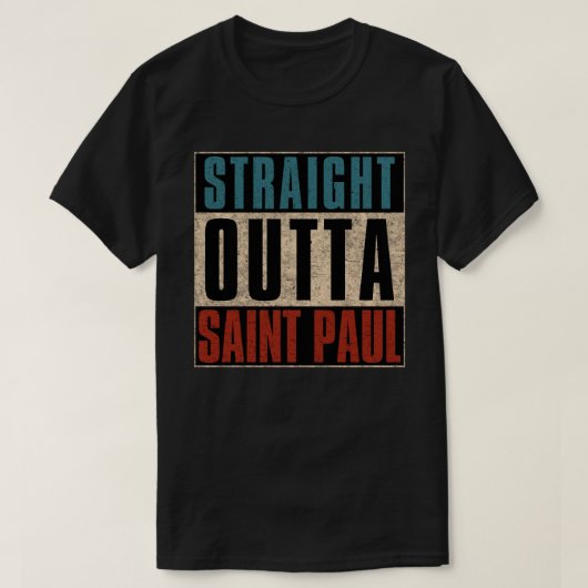 T-shirt Extérieur droit Saint Paul Minnesota MN (Design devant)