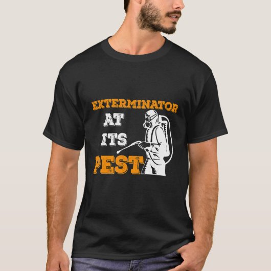 T-shirt Exterminateur de technicien de lutte antiparasitai (Devant)
