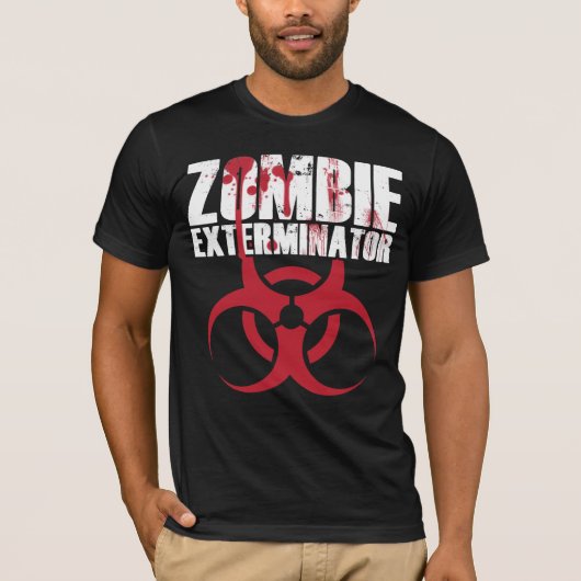 T-shirt Exterminateur de zombi (Devant)