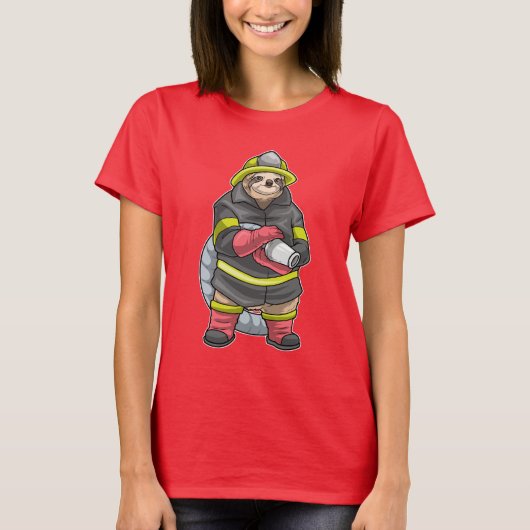 T-shirt Extincteur de pompier Sloth (Devant)