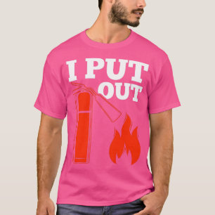 T-shirt Extincteur d'incendie Fireman Funny Firefighter Ci