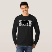 T-shirt Extinction Endangered Animal Activist  Save Elepha (Devant entier)