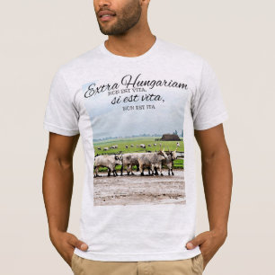 T-shirt Extra Hungarian non est vita
