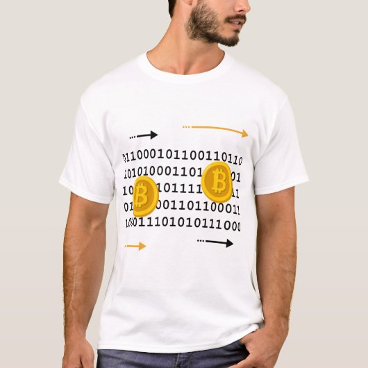 T-shirt Extraction de Bitcoin (Devant)