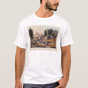 T-shirt Extraction de l'or en Californie