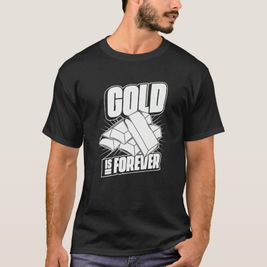 T-shirt Extraction d'or Prospection Miner Or est pour (Devant)