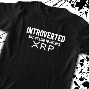 T-shirt Extrait amusant du devis de mème XRP Cryptomonnaie