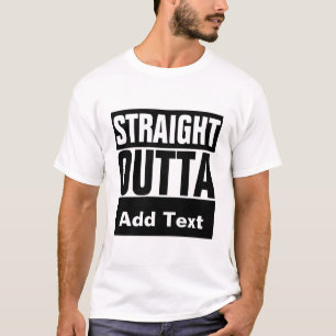 T-shirt Extrait droit Ajouter un texte personnalisé
