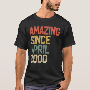 T-shirt Extraordinaire depuis avril 2000 Hommes Femme 21E