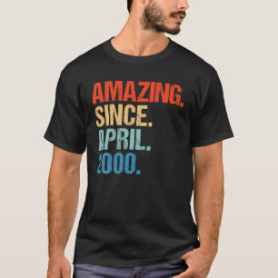 T-shirt Extraordinaire depuis avril 2000 Retro Vintage 20e