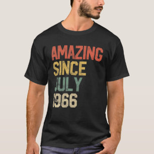 T-shirt Extraordinaire Depuis Juillet 1966 Hommes Femme 55