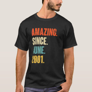 T-shirt Extraordinaire depuis juin 2001 21 Année Vieux Cad