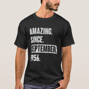 T-shirt Extraordinaire depuis septembre 1956 66 ans 66th B