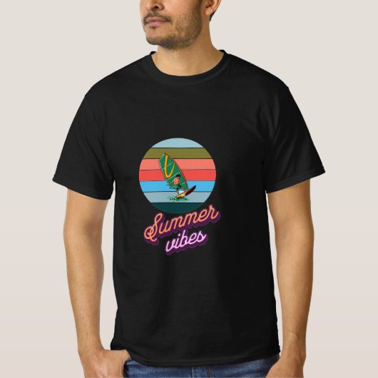 T-shirt Extraordinaire design Vibes d'été (Devant)