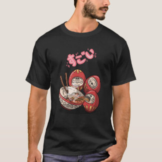 T-shirt Extraordinaire lugubre Daruma nouilles de bouchage