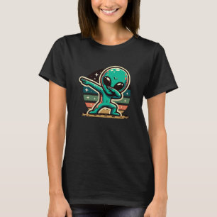 T-shirt Extraterrestre Alien Drôle qui fait le Dab
