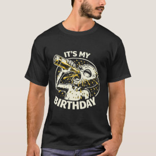 T-shirt Extraterrestre qui boit des bières cul-sec pour so